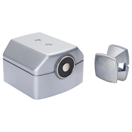 RIXSON Magnetic Door Holder, SP28, 12 VDC, 24 VAC/VDC, 120 VAC, 6-1/4" Proj 980M 689
